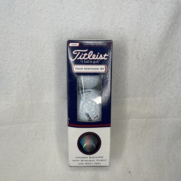 Titleist Tour Distance SF 3 Golf Balls in Sleeve Longer Distance, Soft Feel - Picture 1 of 3